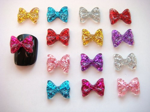 Cute nail art glitter - 3d,