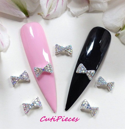 Nail art silver ab - nail,