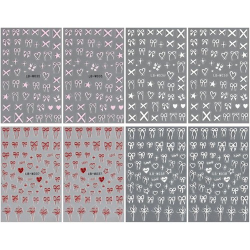 Valentine day nail art - valentine,