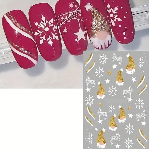 Nail art stickers christmas - nail,