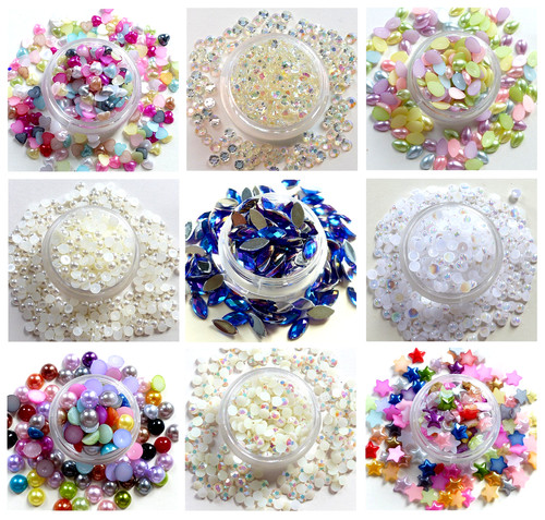 Nail art rhinestone - rhinestone, pearl