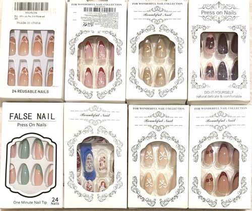 Press nails flower gems - 8,