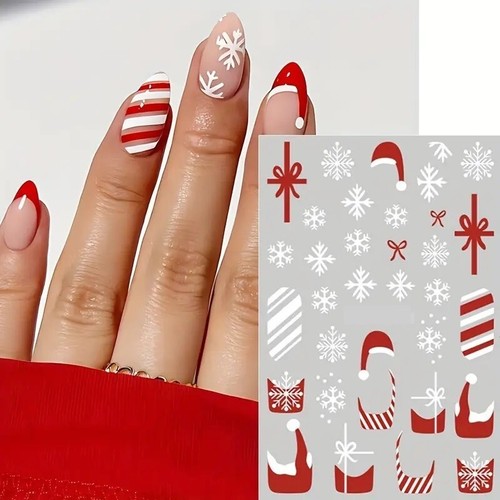 Nail art stickers - art, christmas