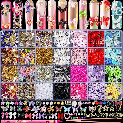 8000pcs nail charms - nail,