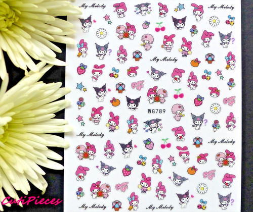Nail art stickers - 3d,
