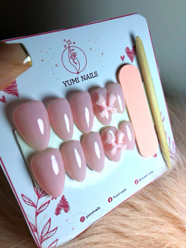 Press nails almond short - press, on