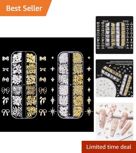 Grids gold silver nail - grids, of
