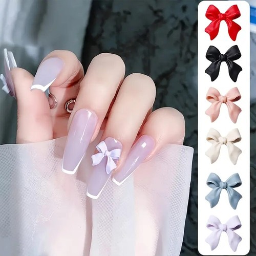 50pcs bow nail cute art - nail,