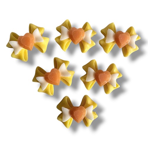 10pcs yellow nail bows - 10pcs,