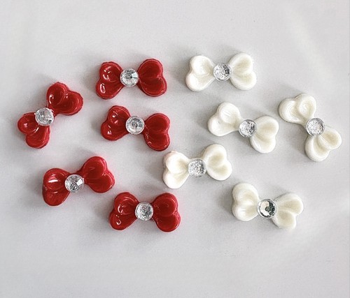 20pcs red cream 3d - &,