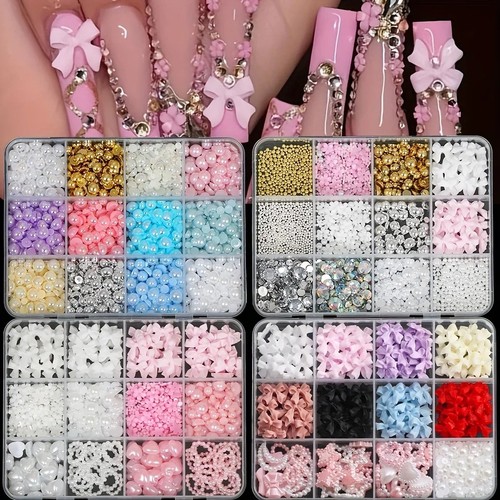 500pcs nail art decoration - 3d,