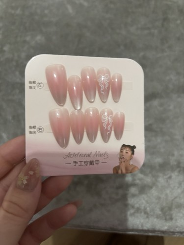 Ombré pink silver bow - silver,