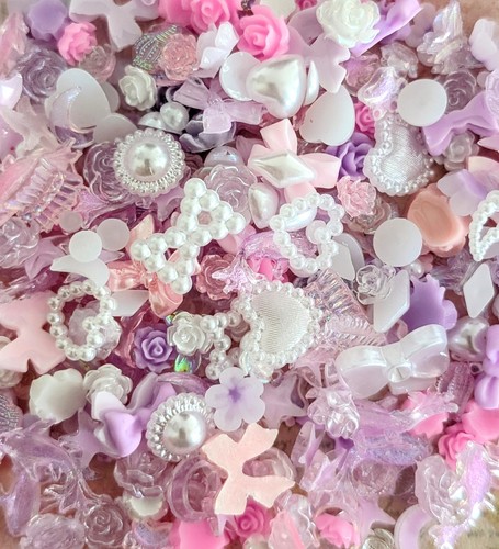 Pink purple and white - purple,