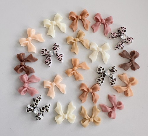20pcs mixed brown nail - 3d,
