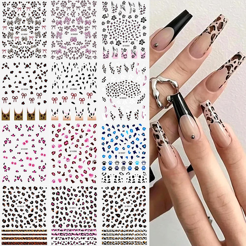Nail art sticker leopard - art, spot
