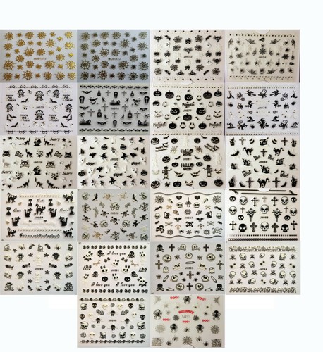 Nail art stickers halloween - stickers,