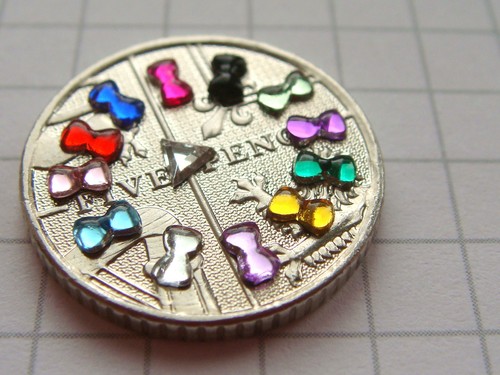 Cute mini bows nail - 50,