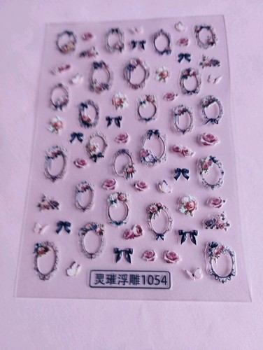 Nail art stickers vintage - nail,