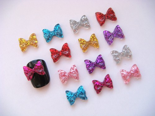 Cute nail art bows - nail,
