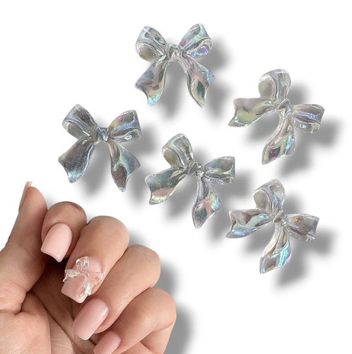 20pcs clear iridescent 3d - ab,